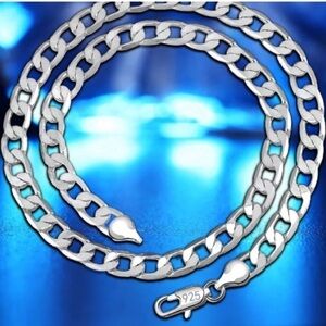 Silver plated Link Chain Necklace